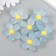 Busina for creativity plastic "Chamomile" Matte color 4.5x4.5x1.9 cm