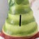 The piggy bank "Gnome Scandil" is height 22.5 cm, width 9.5 cm, length 11.5 cm.