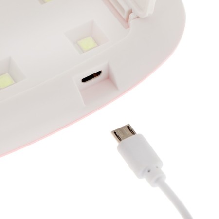 Luazon LUF-22, LED, 6 W, 6 diodes, 45/60 C, USB, pink, pink lacker-6