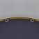 Mirror "matte gold", wall -mounted, 80 × 4 cm