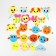 Developing set of toys-awards "Happy Baby", 4 pcs, types of mix, crumb I