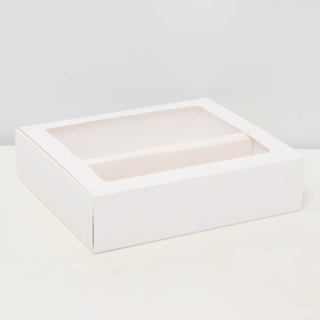 Box for confectionery, 22.1 x 25.5 x 6.5, white