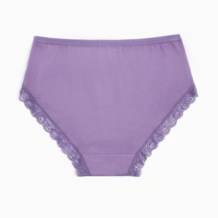 Panties female color dark purple, size 52-54-2