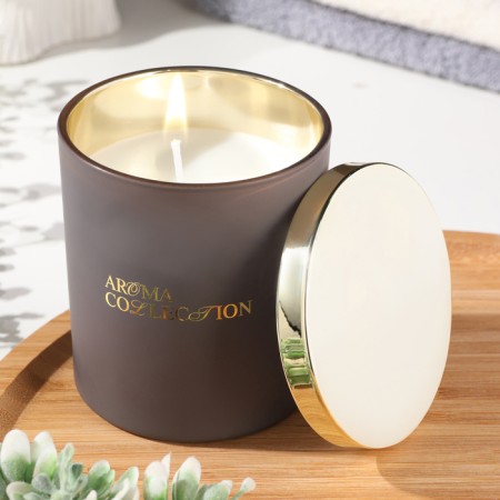 Aromatic candle in a glass "Aroma Collection", 260 g, Osmantus, in a tube-1