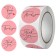 Stick Paper "by hand" d = 2.5 cm 500 pcs in a roll 3x6.5x6.5 cm