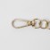 A chain for a bag, with carbines, metal, d = 12 mm, 30 cm, gold color