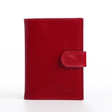 Cover for autoDocations and passports, red color