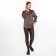 Female blouse, coffee color, zebra print, rn 54