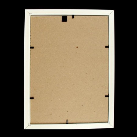 Photo frame A4 21x30 cm 281s Format white with silver (plastic screen)-1