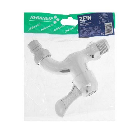 Water tap with Zein fitting, 1/2 ", with a flat handle, pp, crane bugs, chrome-3