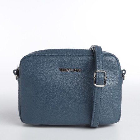 Women's bag over the shoulder Textura, small size, blue color