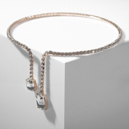 Neckar "Jewel" circle, white color in gold-1