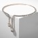 Neckar "Jewel" circle, white color in gold