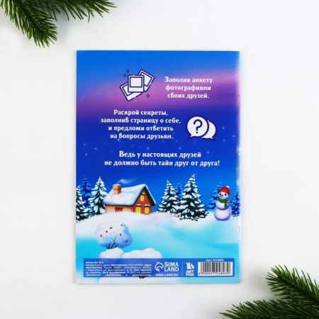 New Year. A5 questionnaire, 16 sheets, soft cover, "for friends"-11