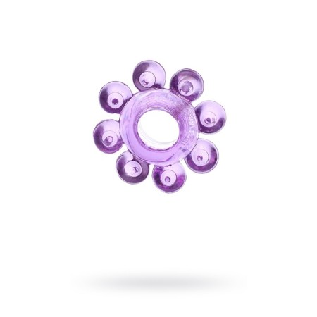 Erective ring on the penis Toyfa, TPE, purple