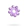 Erective ring on the penis Toyfa, TPE, purple