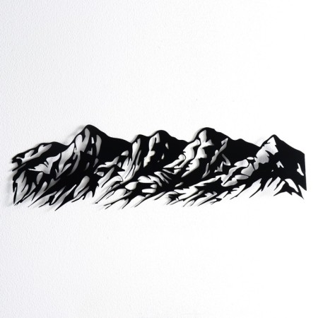 Panel interior metal "Mountains" 53x16 cm-1