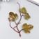 Decor for creativity "Grape leaves red-green" 16.5 cm