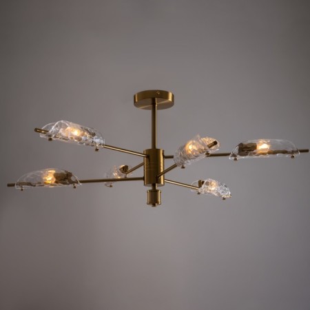Freya FR5420CL-06BS BARET, 880x880x330 mm ceiling lamp, G9, 6x30W, brass color-8