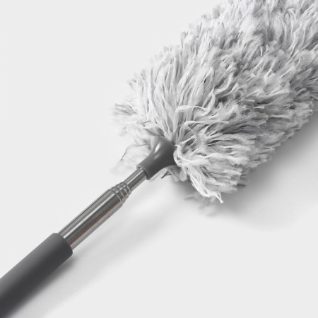 Raccoon dust removal brush, telescopic pen 33-81 cm, microfiber nozzle 17 cm-3