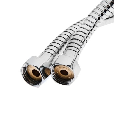Shower hose Accoona a392, 70 cm, brass nut, zinc cone, chrome-1