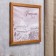 Photo frame pine С24 oak 25x25 cm (plastic screen)