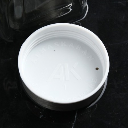 Bank for bulk products "Eiffel", glass, 1.8 l, Iran-3