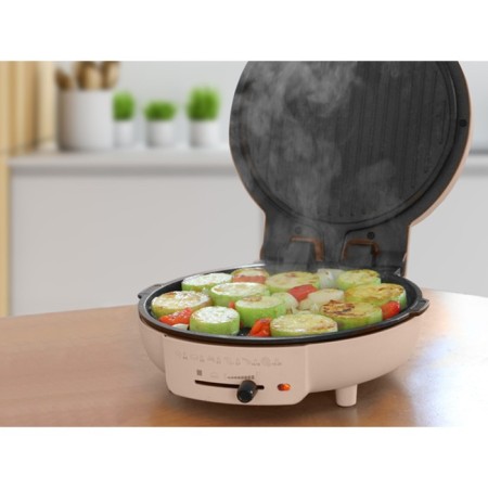 Electric grill Oursson EG0702/PC "Provence Coffee", 1650 W, anti -stick coating, coffee color-9
