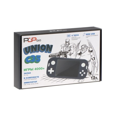 PGP AIO Union C35b, Mini USB Cable, 64 bits, 4000 games, gray-3