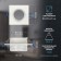 Lamp built -in era DK110, IP20, 12W, 80x80x45 mm, white/transparent color