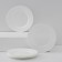 A set of dessert plates Luminarc Trianon, D = 20 cm, glass ceramic, 6 pcs, white color