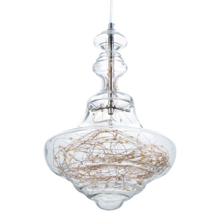 Bayerlux Lamp "Wilhelm" LED 15W 4000K Transparent 30x30x45-145cm-1