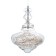 Bayerlux Lamp "Wilhelm" LED 15W 4000K Transparent 30x30x45-145cm