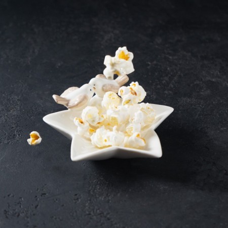 Ceramic serving dish "Doves on a flower", 14 × 13.5 × 4 cm, white color-10