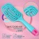 The comb is massage, wide, ventilated, 8 × 24.5 cm, color mix