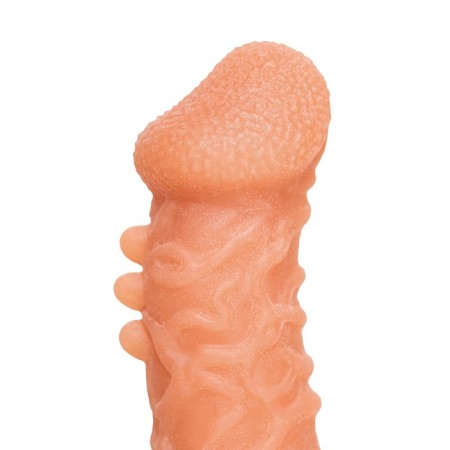 Kokos nozzle is realistic with additional stimulation, TPE, bodily, 15.6 cm, s-5