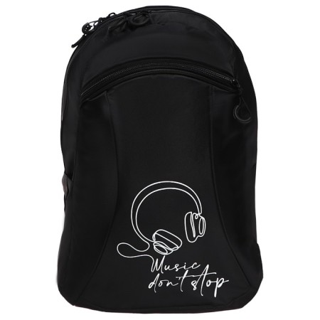Youth backpack, 44 x 30 x 17 cm, ergonomic back, calligrata Corsos "Music"-2