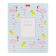 Notebook 18 sheets, in a cage, "flamingo", embossing, cover covering cardboard, 5 designs in the block