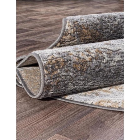 Oval carpet Merinos Serenity, size 200x400 cm, color Beige-Gray-2