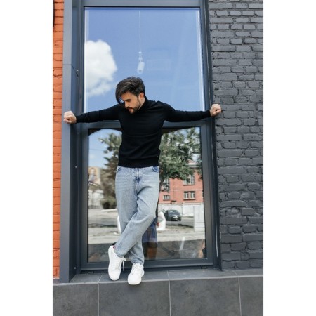 Jumper male ise, size 58, black color-4