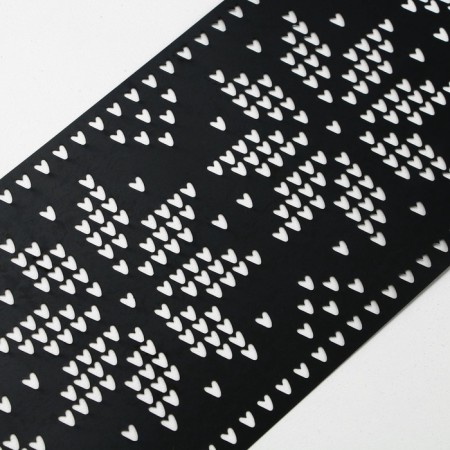 Stencil for baking New Year's "Knitted New Year", 32 x 10 cm-1