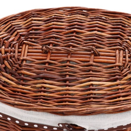 Wicker basket, 41 x 29/47cm-4