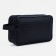 Lightning cosmetic bag, external pocket, black color
