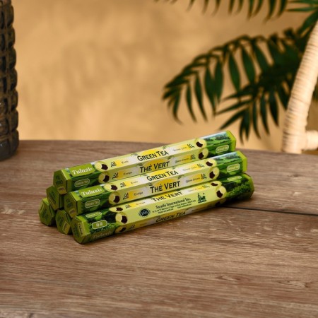 Incense "tulasi" 20 fragrances green tea-1