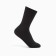 Women's socks half-wool, black color, size 23 (38-39)