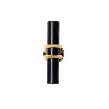 Handle button cappio, d = 12, black color with gold-5