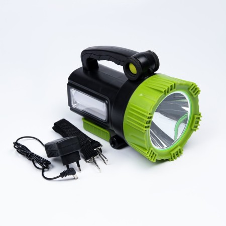 Flight battery flashlight, 20+10 W, 9000 mAh, T6+LED, 6 modes, USB-1