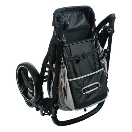 Stroller walking children's maxima (indigo), removable bumper, color light gray-6