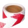 Reflective tape, self-adhesive, red-white, 5 cm x 10 m