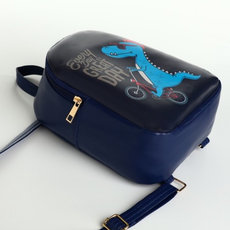 Baby backpack on lightning, blue color-6